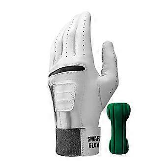 Golf Wrist Support Glove for Left Hand with Silicone Grip and Swing Posture Aid