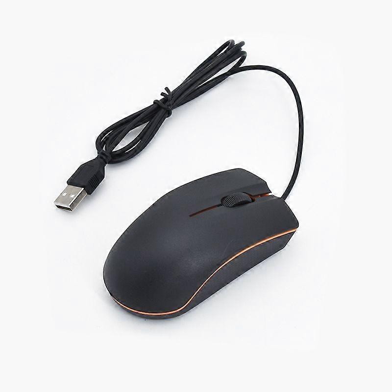 Dww-Wired USB Mouse, Silent, Black