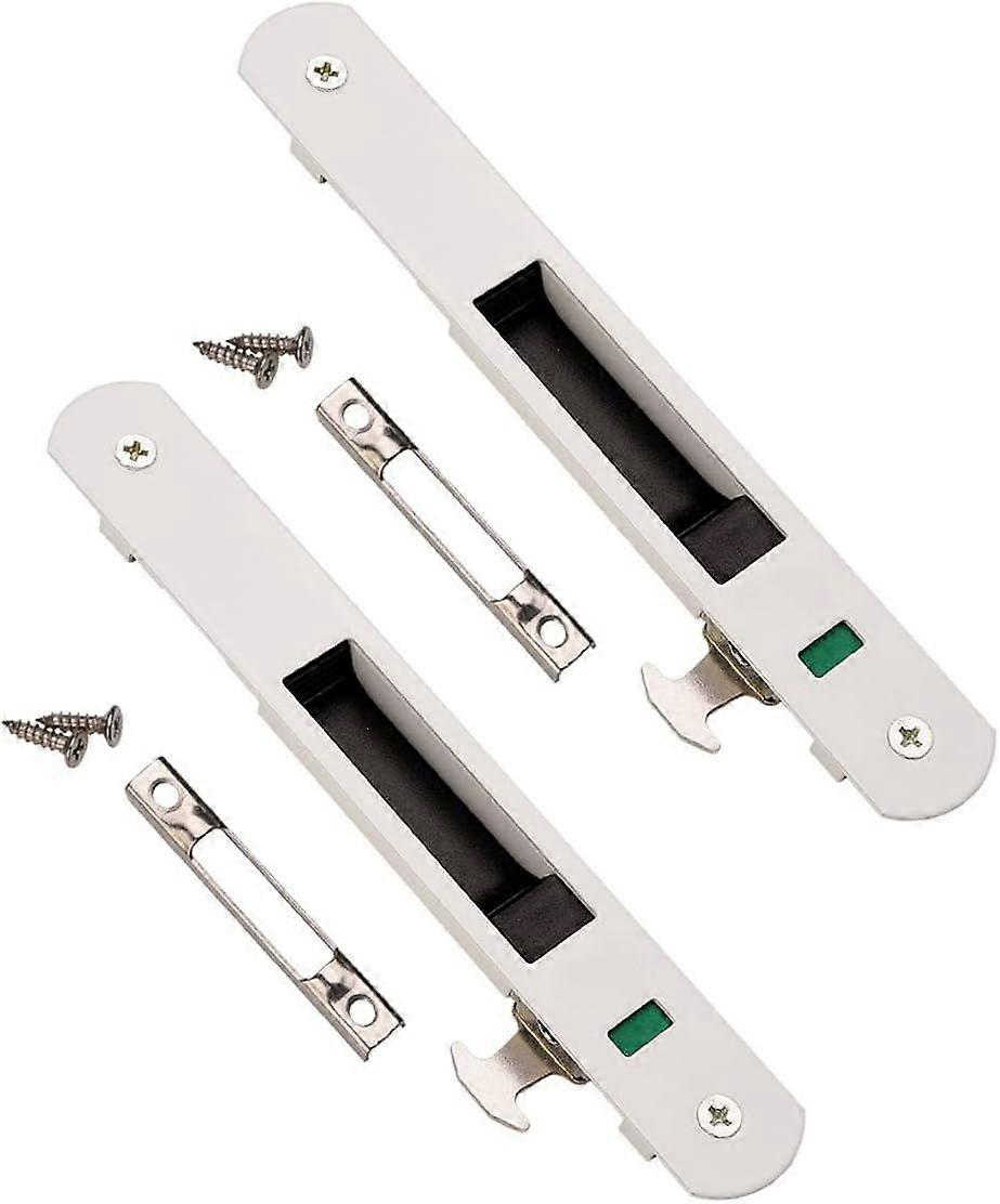 Sliding Door Window Hook Lock Sliding Door Lock (White 2)