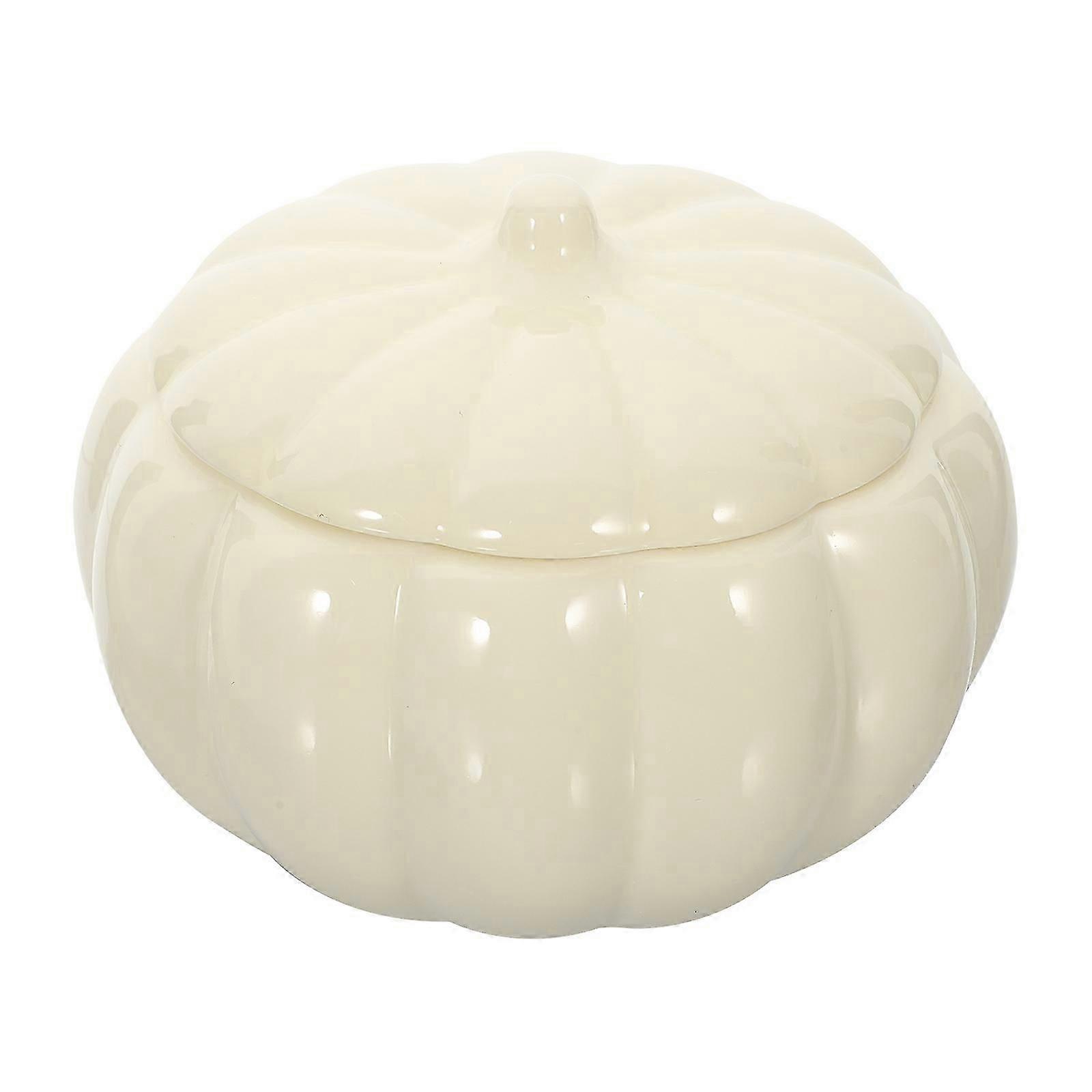 Pumpkin Shape Container Ceramic Candy Holder for Storing 200Ml