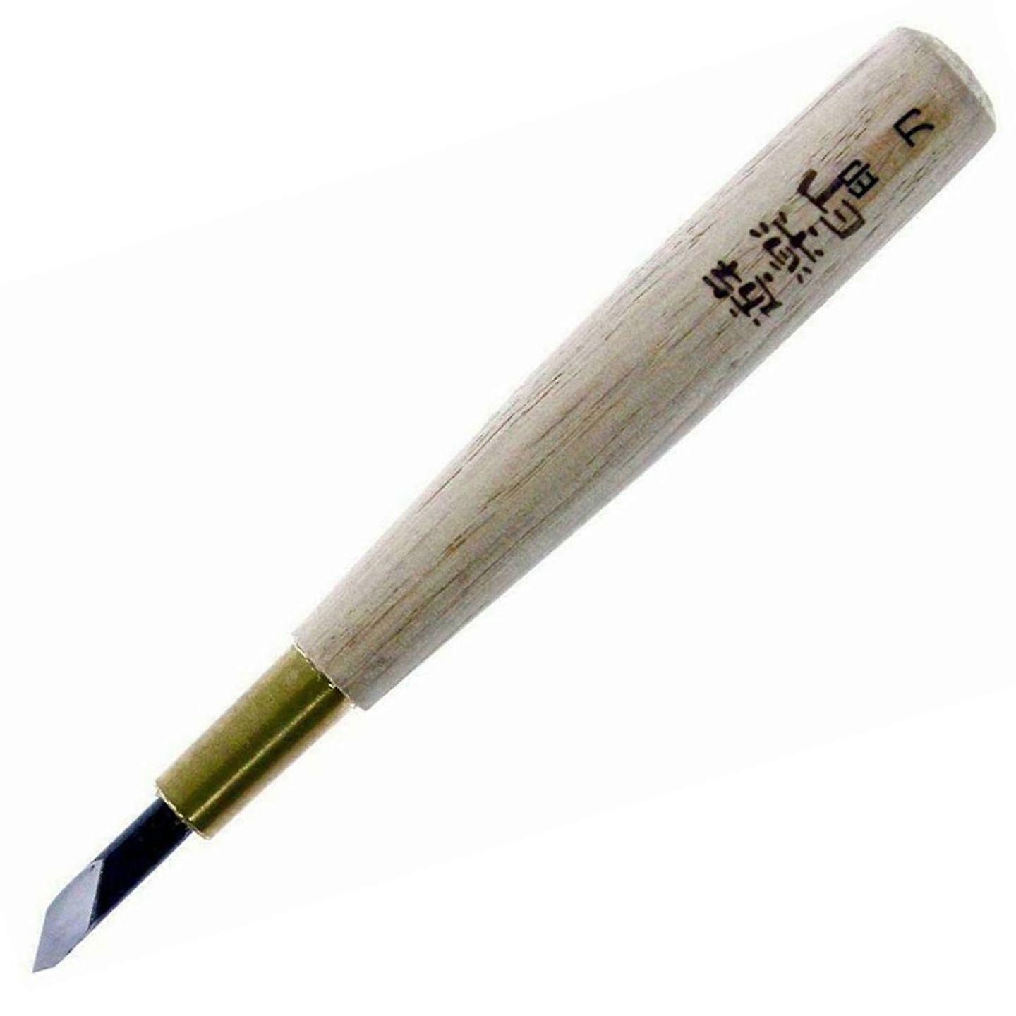 Michihamono Hanko Stone Corner Skew Cutting Carving Tool 4mm Angle Point Chisel