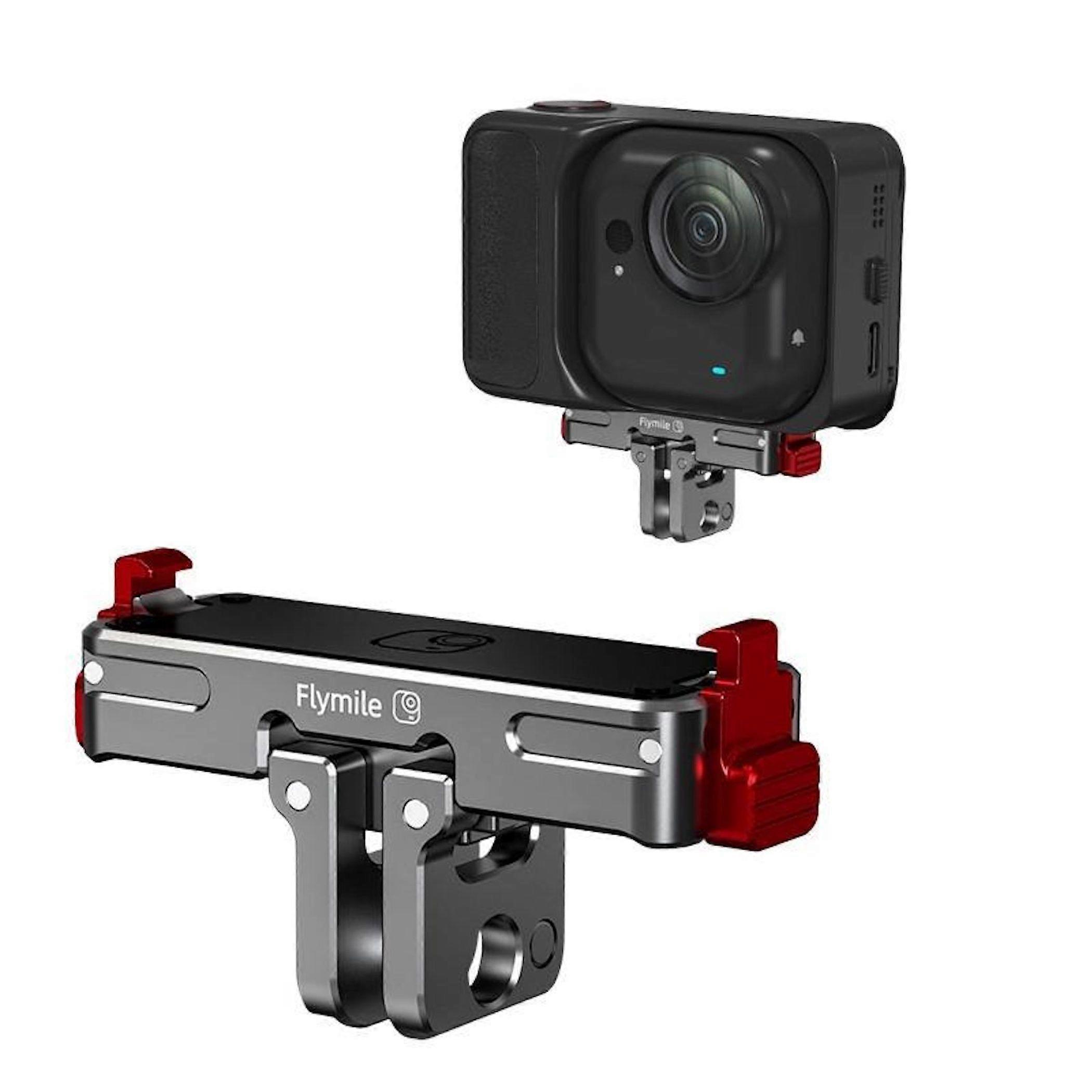 Magnetic Quick-Release Adapter for Insta360 Go Ultra, Aluminum, Grey
