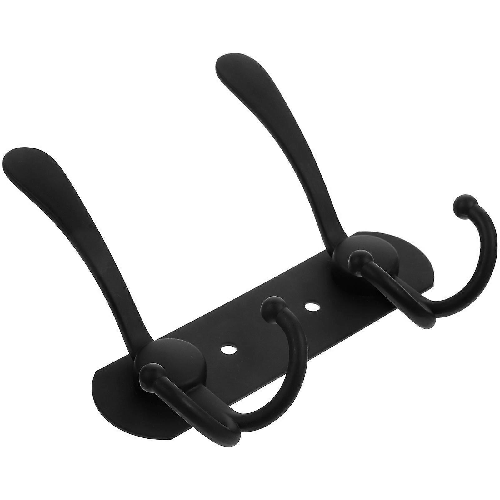 Black Wall Mounted Kitchen Hook for Bathroom Towels
