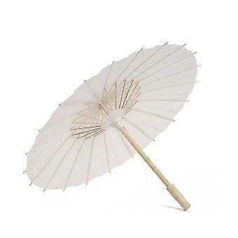 Kinesisk vintage papirparaply bryllupsdekor fotoseanse parasoll danseutstyr, 40 cm