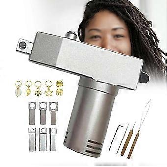 Electric Dreadlocks Braiding Machine with 6 Heads and Adjustable Speed, Hair Styling Tool
