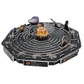 Solar System Model Puzzle Gift 3d Three-dimensional Puzzle Paper Model YTQ