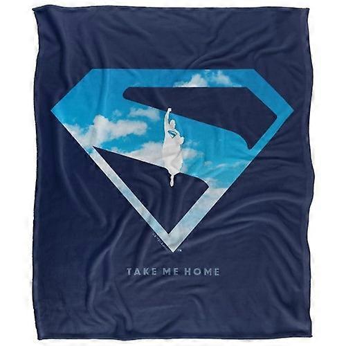 Superman 2025 Cloud Shield Soft Touch Blanket