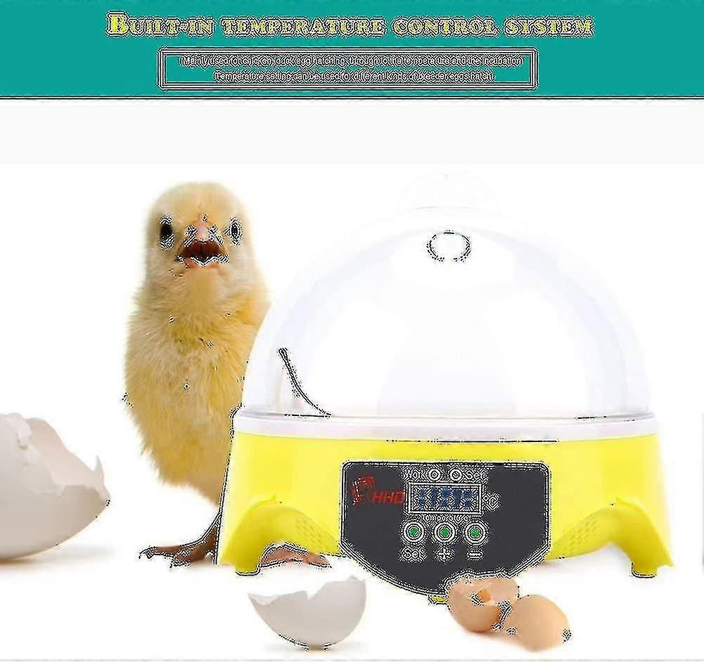 Automatic 7 Egg Incubator Digital Egg Incubator With Automatic Turning