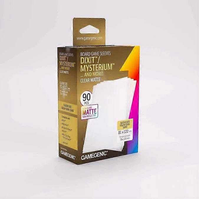 Gamegenic Board Game Sleeves Dixit Clear Matte (90 ct.)