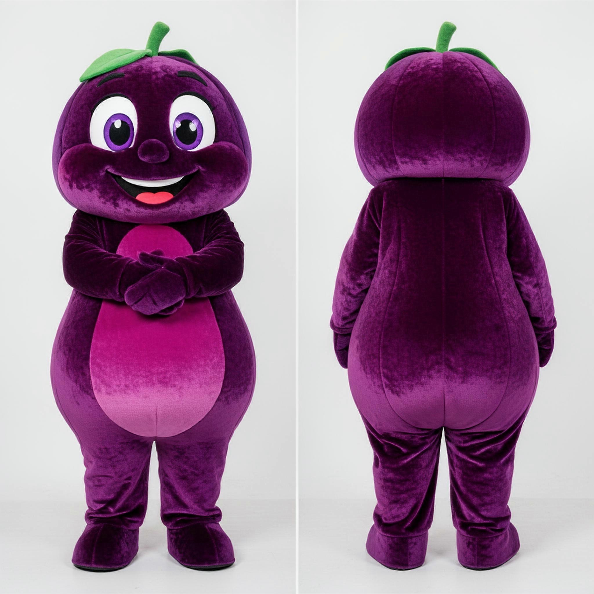 MASTICOT Magenta Velvety Plum Mascot