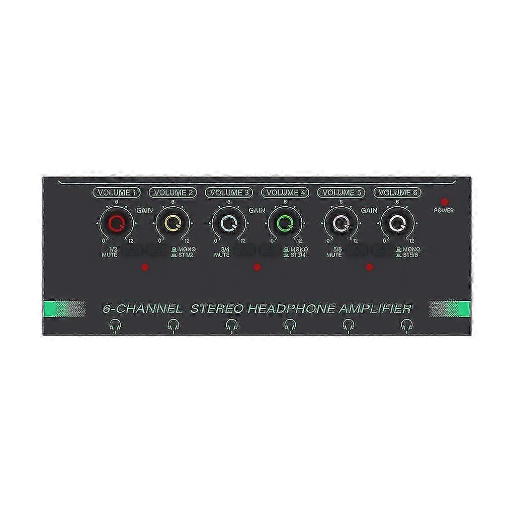 6-Way Stereo Amp USB-C Powered