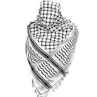 Palestine Scarf, Keffiyeh, Arafat Hatta, Bred Med Tofsar, Shemagh Keffiyeh Arab Hundtand100%