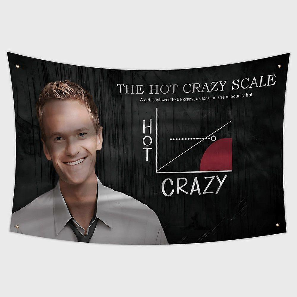 Hot Crazy Scale Meme Flag IQ-0204