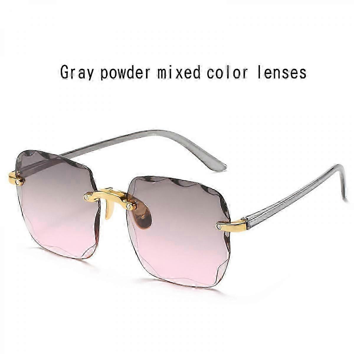 Square Rimless Sunglasses