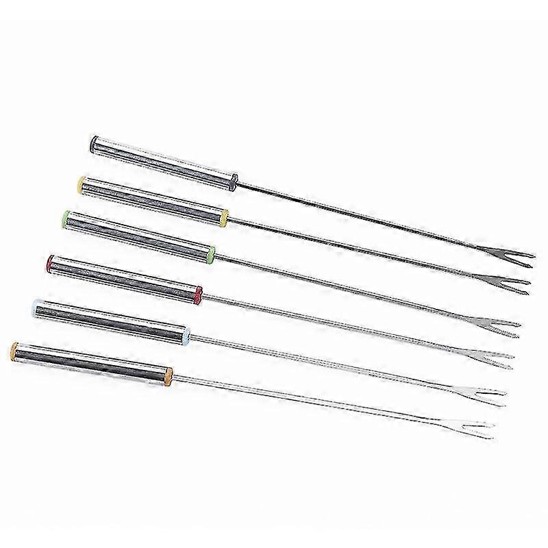 24cm Pointed Tip BBQ Fork Set