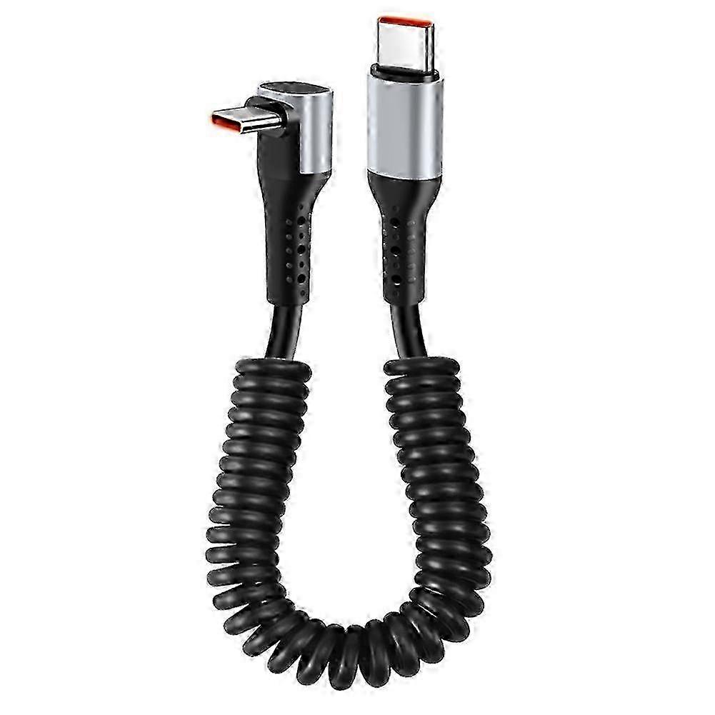66W Retractable Type-C Car Charging Cable