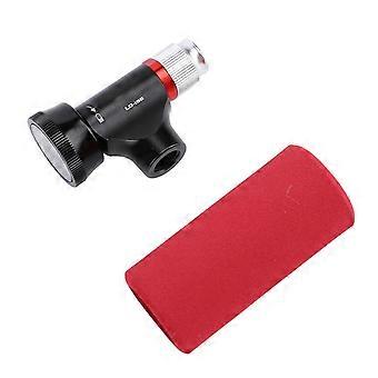 Kit de gonflage CO2 pour valve Schrader compatible gonflage rapide des pneus Pompe à vélo portable CO2 pour le cyclisme en plein airYMQX)