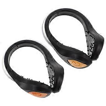Night Running LED Shoe Clip Lights for Safety 2Pcs Flash Reflective Gear