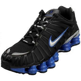 Nike Shox Tl Mens Fashion Trainers in Black Silver