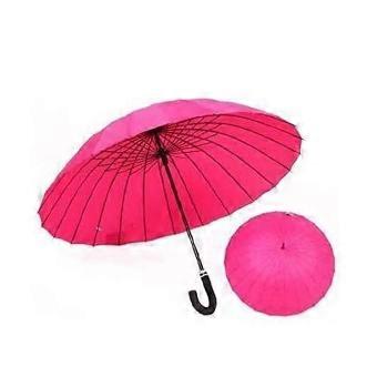 Windproof Golf Umbrella 24 Rib Large Oversized Long Handle with Durable Steel Frame for Outdoor Use