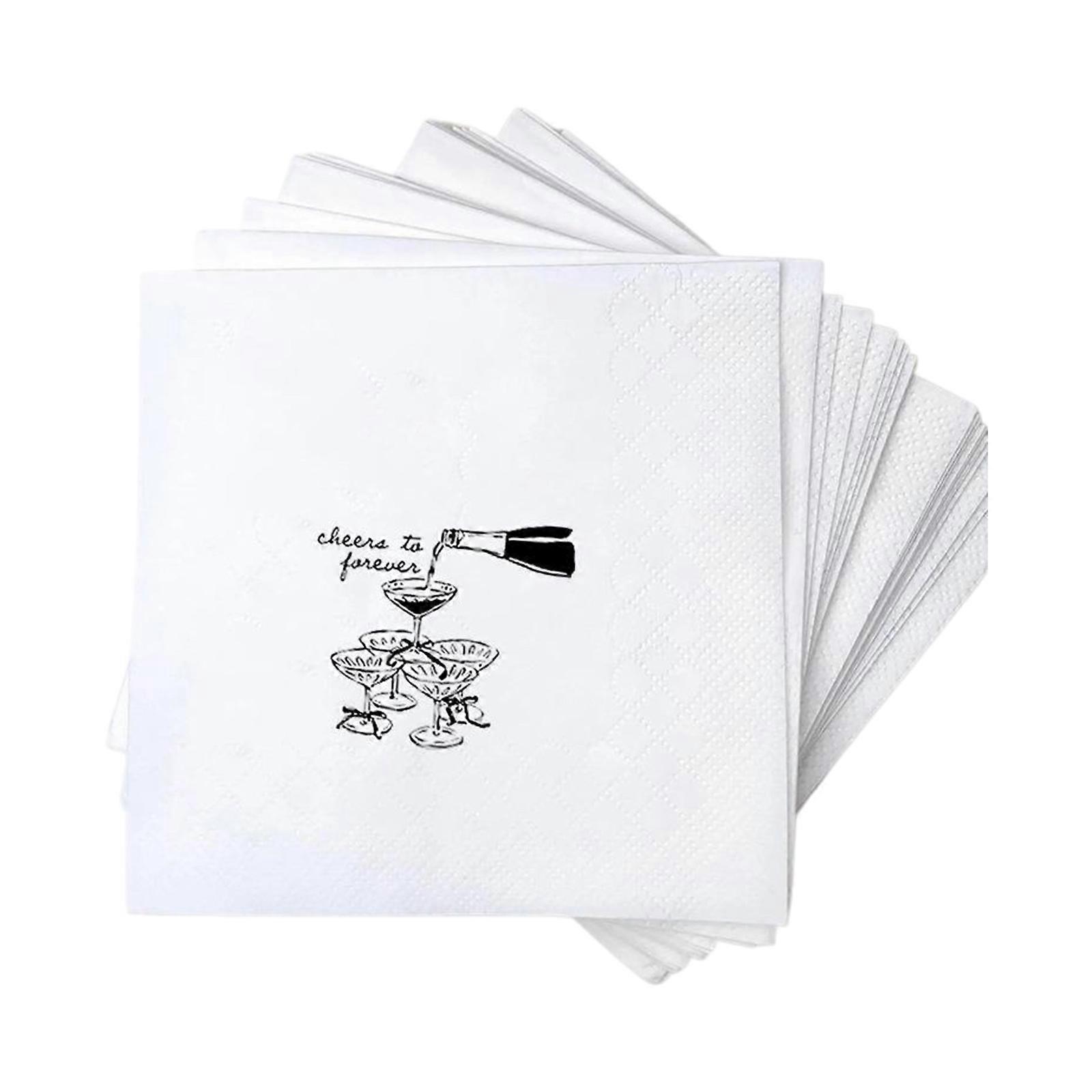 Soft 33cm Wedding Napkins 20 Count