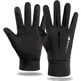 Gloves - Winter Gloves - Waterproof Winter Gloves - 2-Piece Thermal Touchscreen - Lightweight Windproof Warmth - Christmas Gift - Christmas - Black