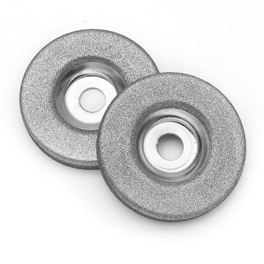 2Pcs 50mm Diamond Grinding Circle Disc for Electric Multifunctional Sharpener Grinder Sharpening Ac