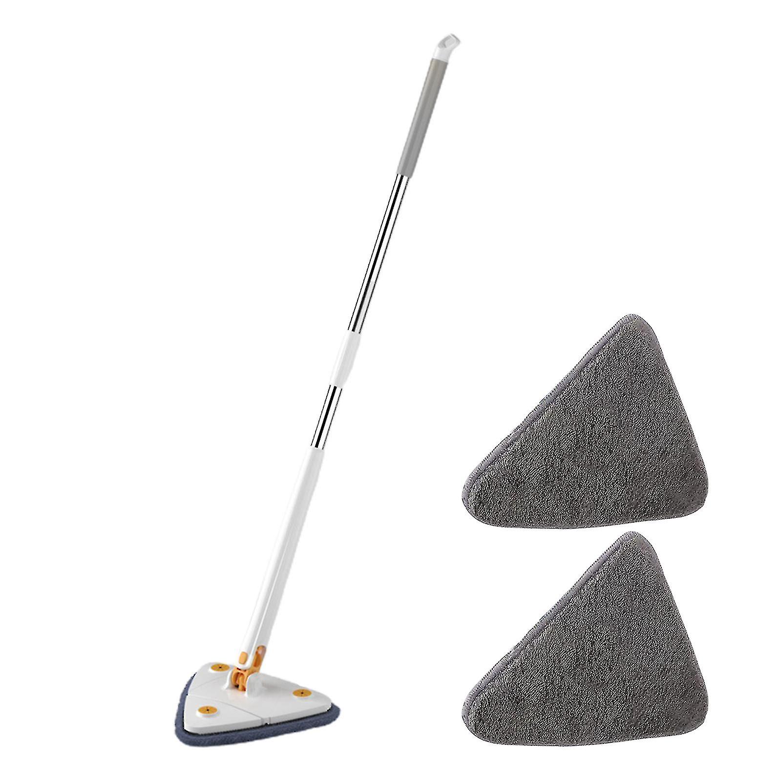 360 Rotatif Réglable Nettoyage Mop Humide & Sec Double Usage Triangle Gratuit Lavage à la Main