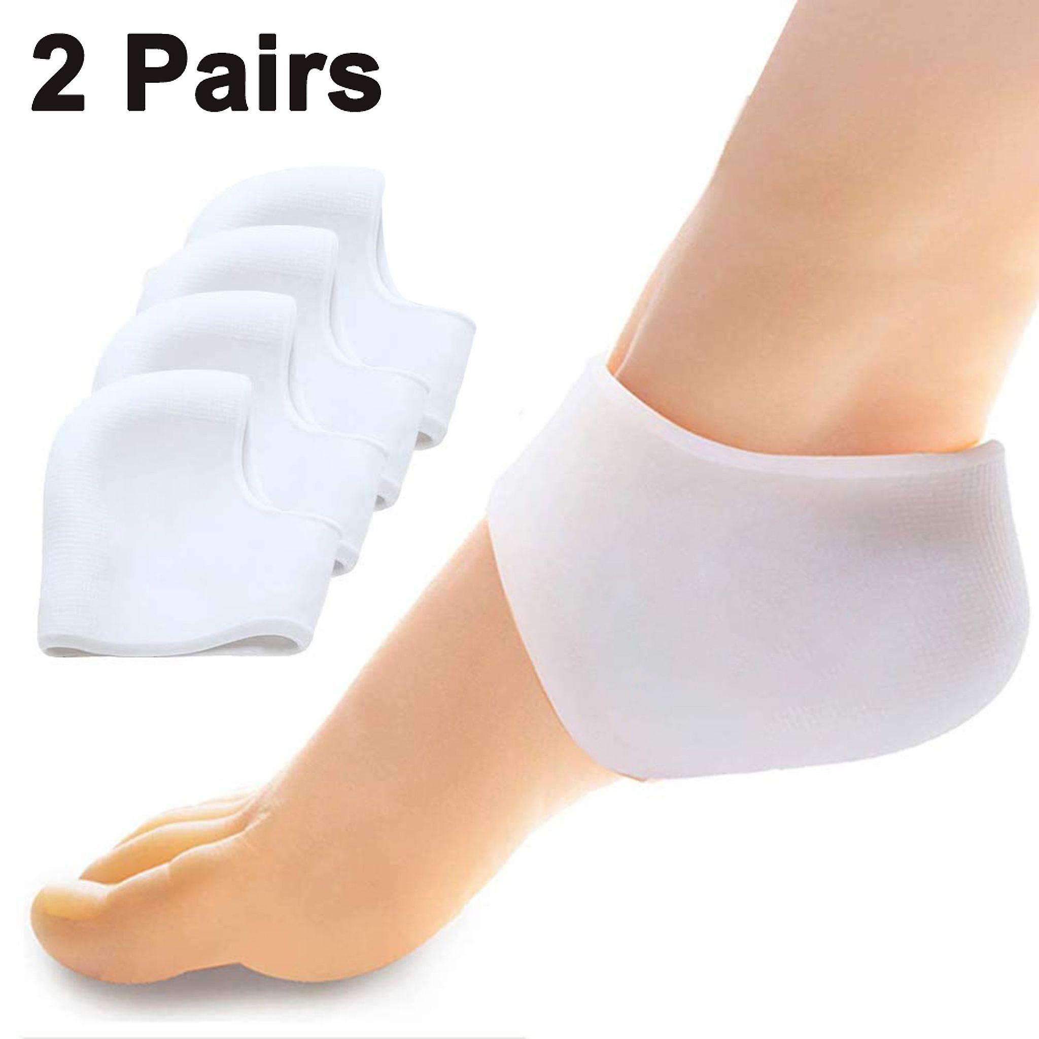 Ps Of Heel Pads, L Heel Silic Pads, Heel Socks, New Material, Heel L For Plantar , Suitable For Heel Pain, Dry Crac
