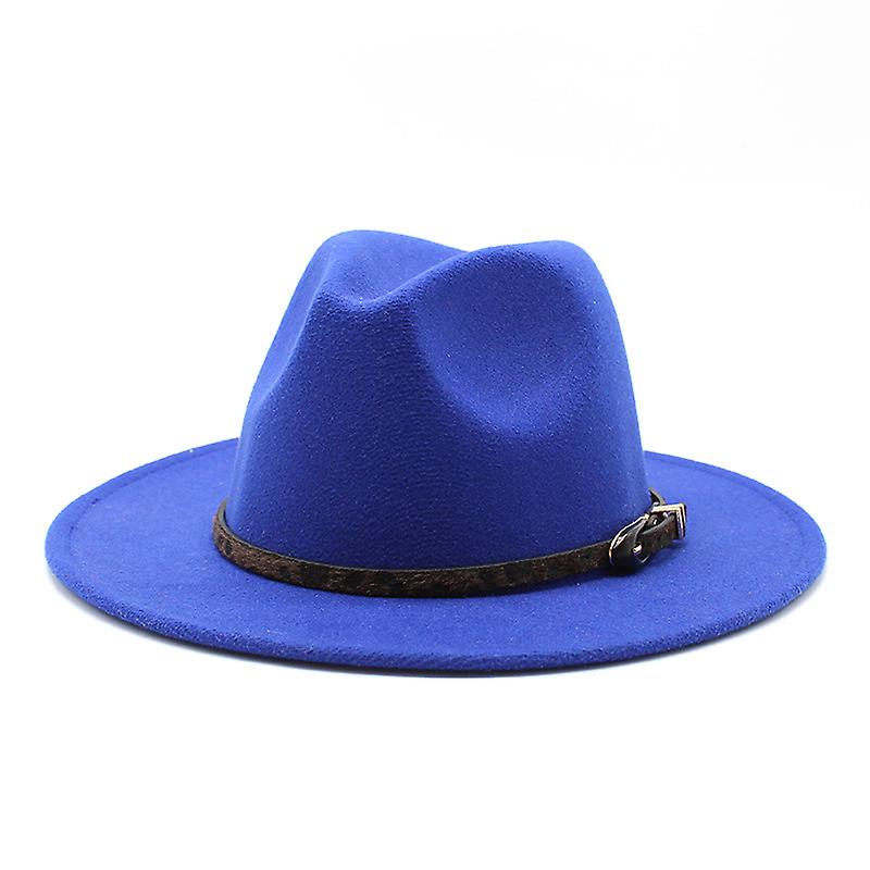 Fashion Straight Edge Woolen Hat All-match Breathable Sun Hat for Party Show