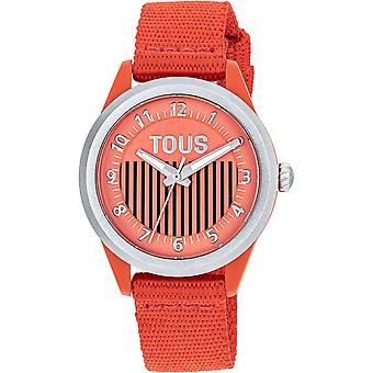 Tous Uhren Mini lebendige Damenuhr Analoger japanischer Quarz mit Nylonarmband 200351084