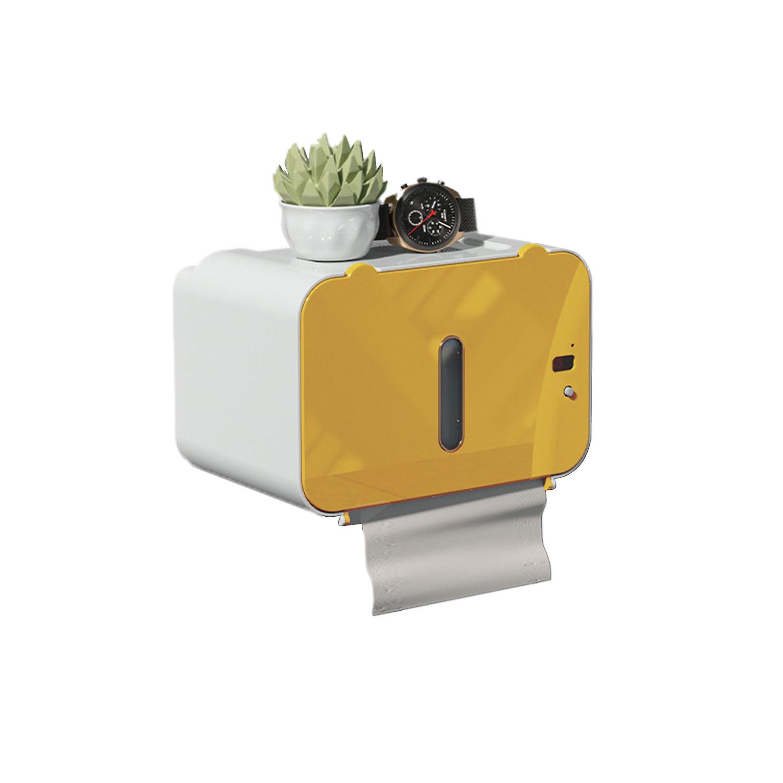 Induction Tissue Holder For Bathroom, Waterproof Wall-mounted Tissue Box, No Drilling Required