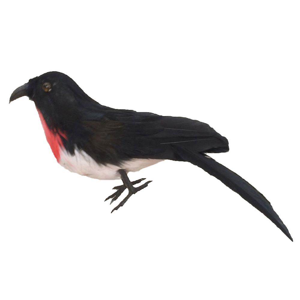 Realistic Bird Crows For Garden Weding Home Decoration Black