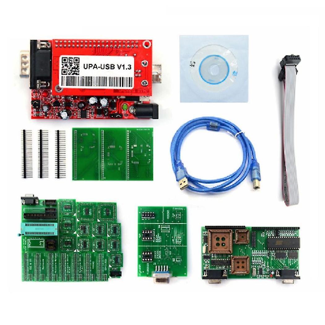 Newest V1.3 Upa-usb Ecu Chip Tunning Tool Programmer Main Unit Full Adapters With Functions Upa Usb