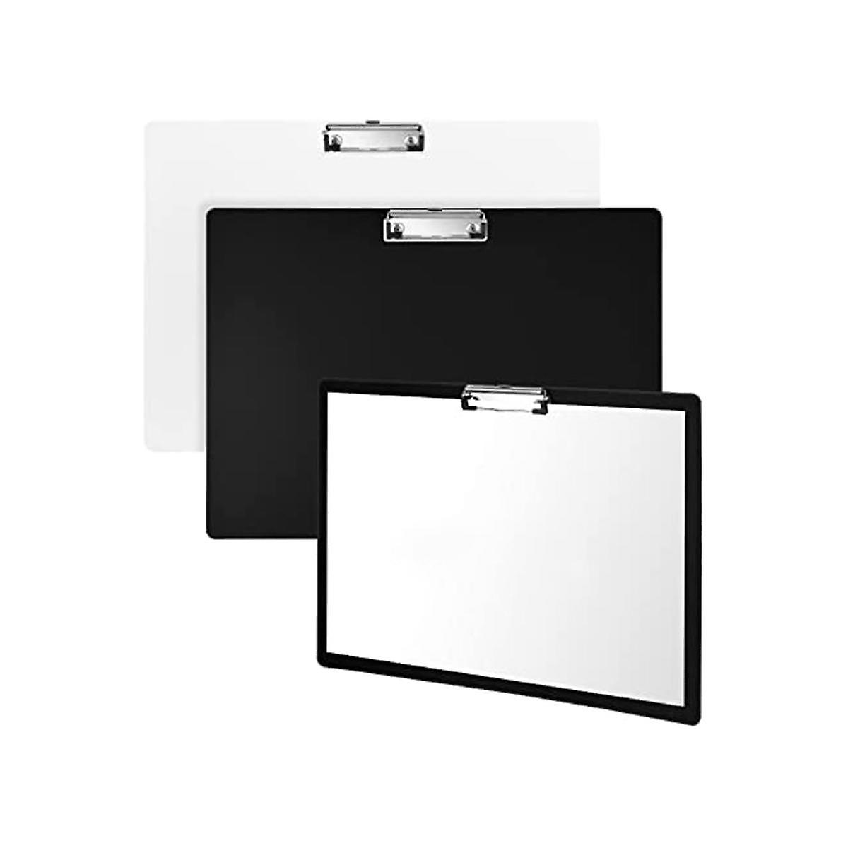 Pack of 2 A3 Clipboard Clipboard A3 Landscape Writing Board with Clip and Hole for Hanging for Offi
