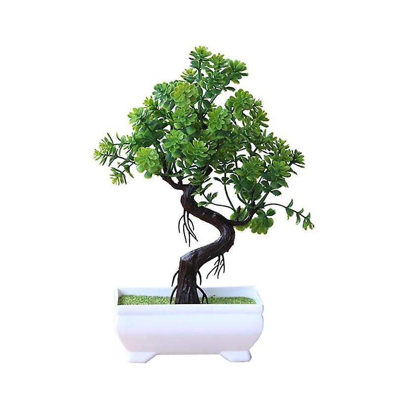 Artificial Potted Tree Bonsai Simulation Plant Home Decor Table Centerpieces