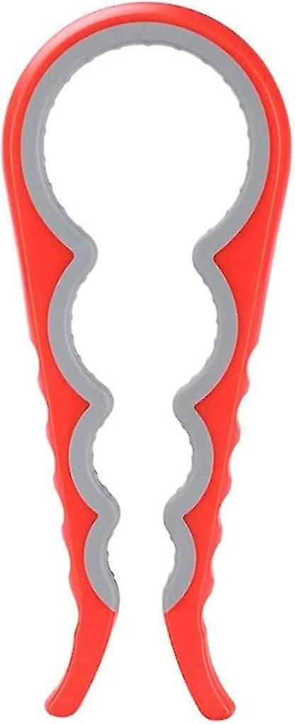 In 1 Multifunction Jar Opener With Bottle Clip (red)