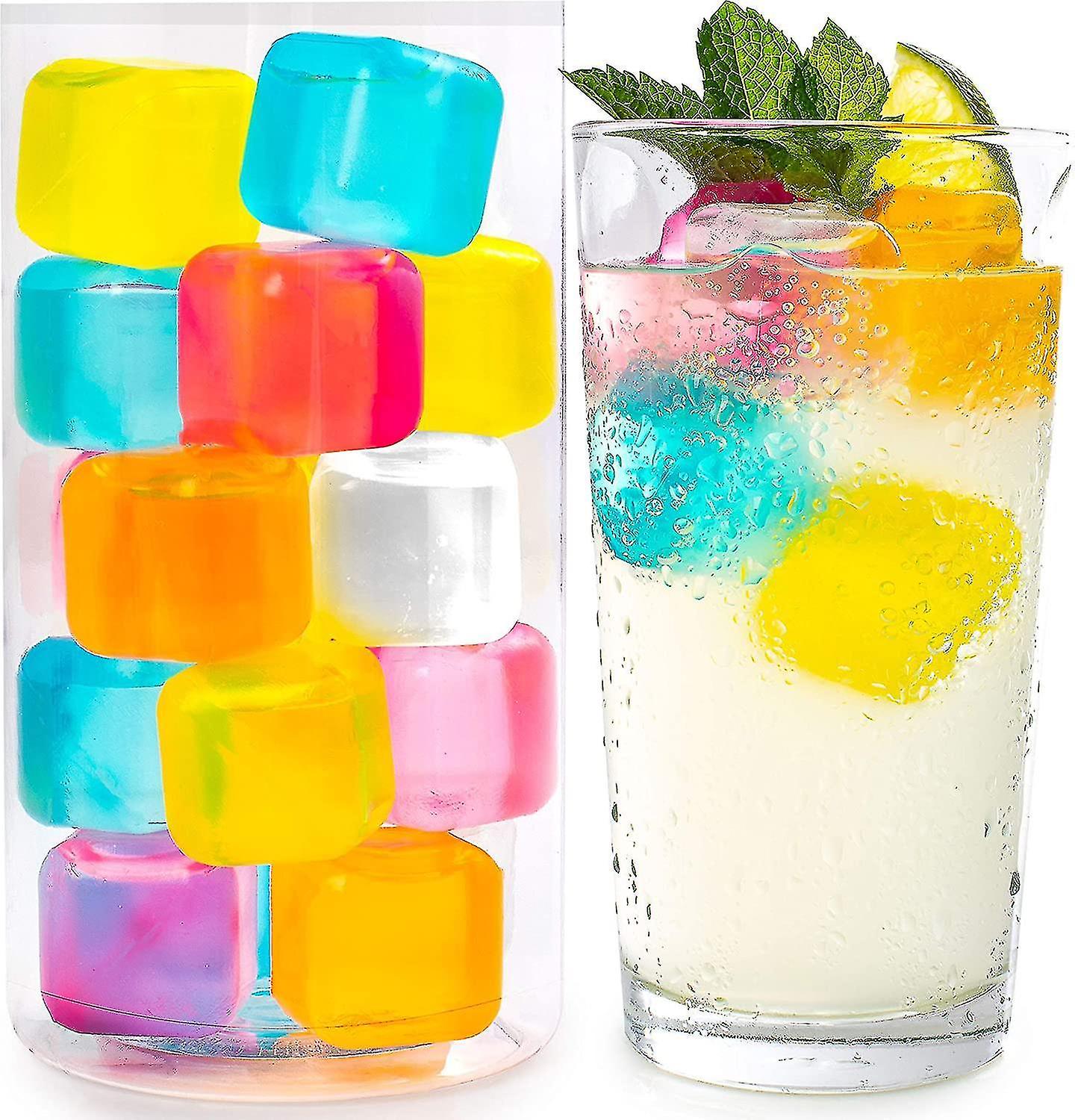 Reusable Ice Cubes For Drinks - Chills Drinks Without Diluting Them - Made From