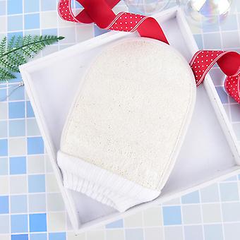 natural loofah luffa bath shower sponge body scrubber exfoliator washing gloves