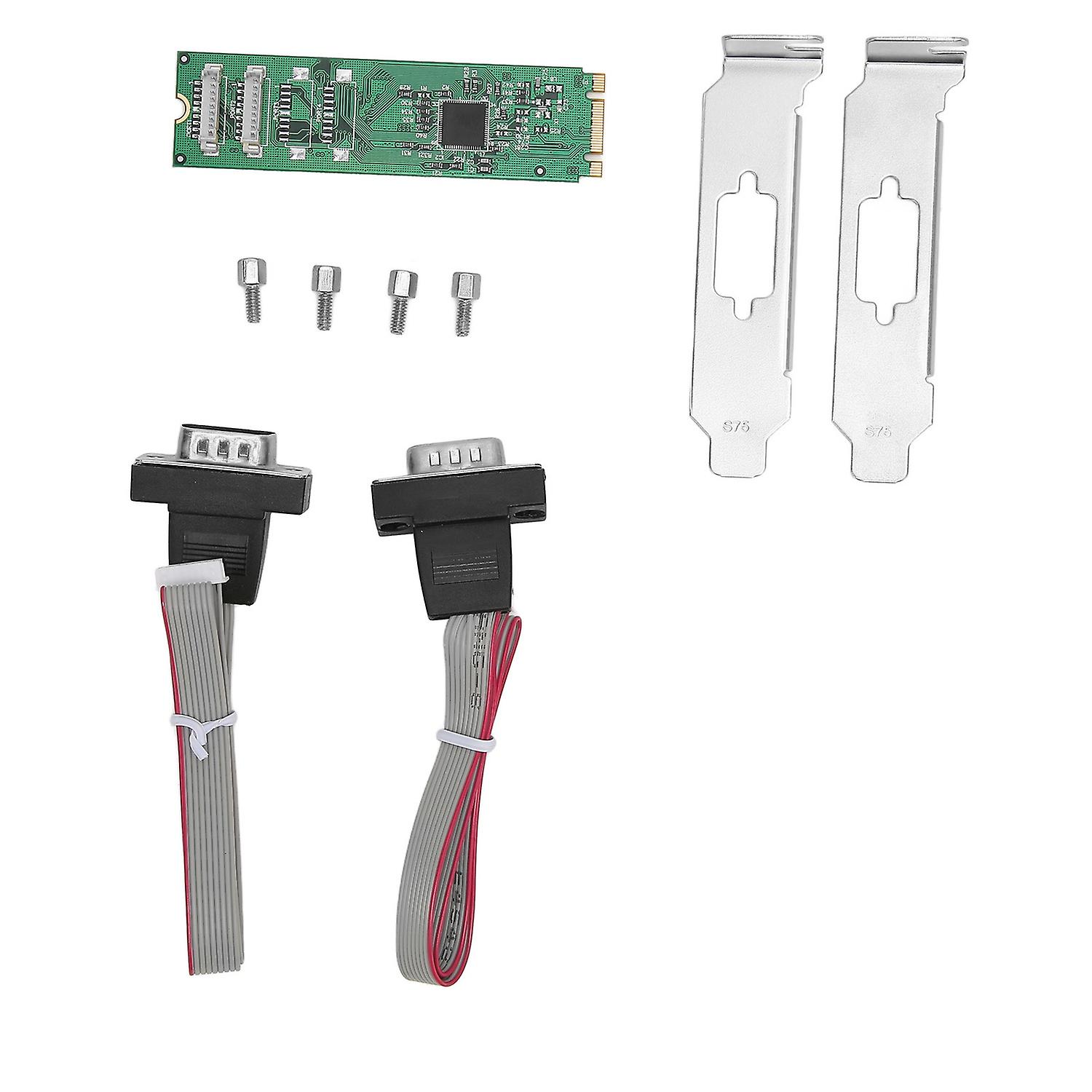 Card adaptor port serial M.2 2 porturi seriale AX99100 2S DB9 RS232 115200bps COM1 Port serial Expansio