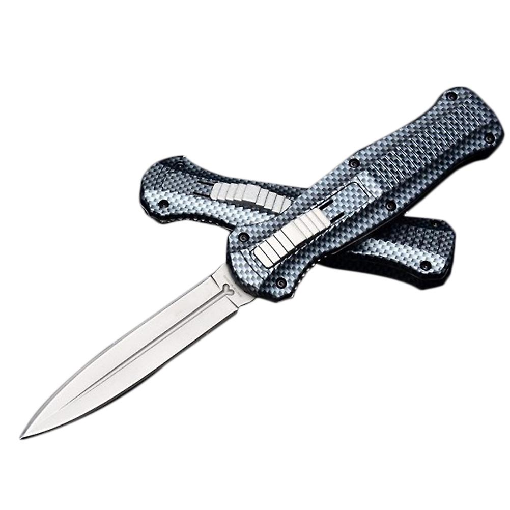 Tactical Cutter Automatic Lock Spring Assist Cutter Double Edge Survival Cutter