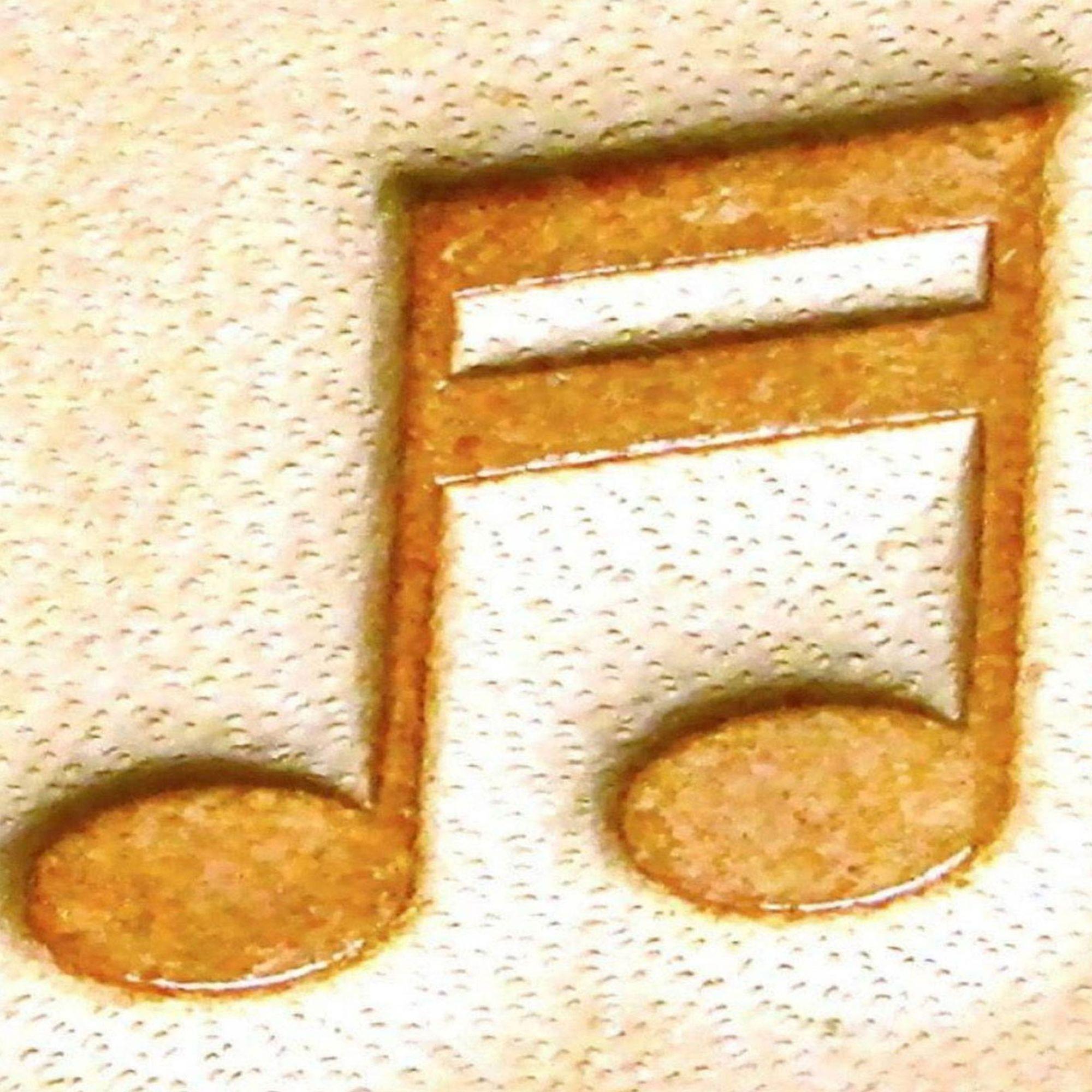 Craft Sha Leathercraft Tool 13x13mm E572 Music Running Note Leatherwork Stamp