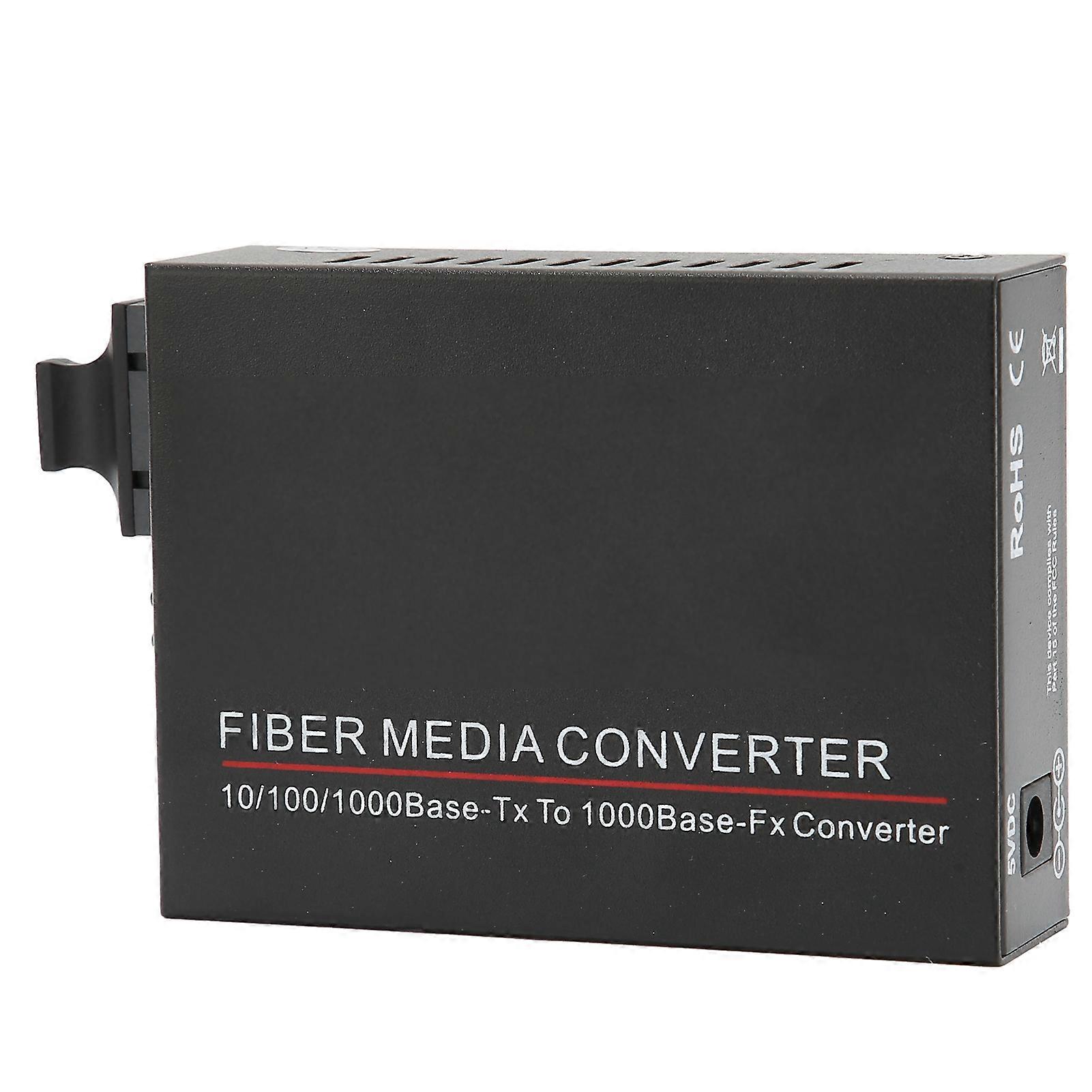 Glasfaser-Transceiver TBCMC3602ED20 20km / SC / 1310nm RJ45 Glasfaser-Router 100240V (US-Stecker)