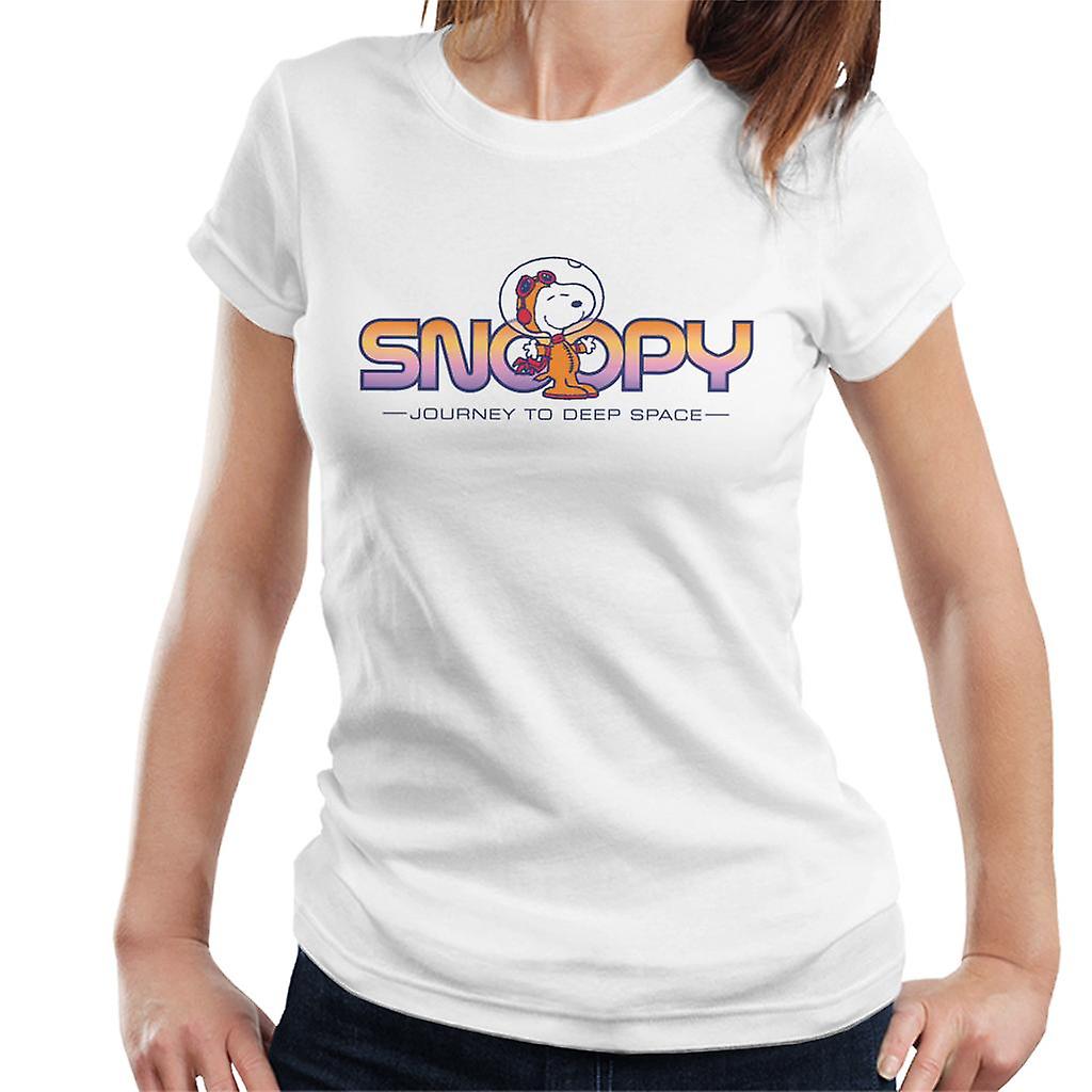 Peanuts Snoopy Journey To Deep Space Women's T-Shirt
