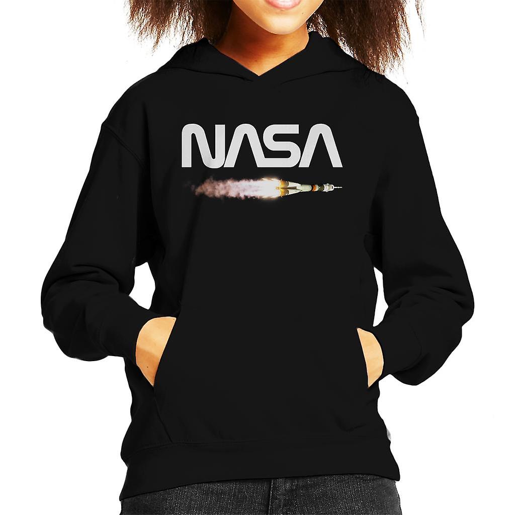 NASA Soyuz Launch Logo Kid's Hooded Sweatshirt