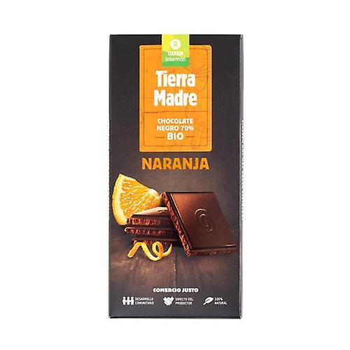 Tablet Dark Chocolate 70% Organic Orange 100 g