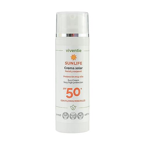 Facial and Body Sun Cream SPF 50+ with Mineral Filters 120 ml of cream