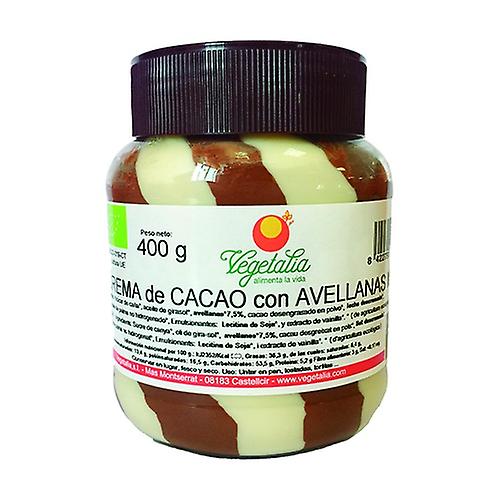 Chocolate and Hazelnut Organic Cream Duo 400 g