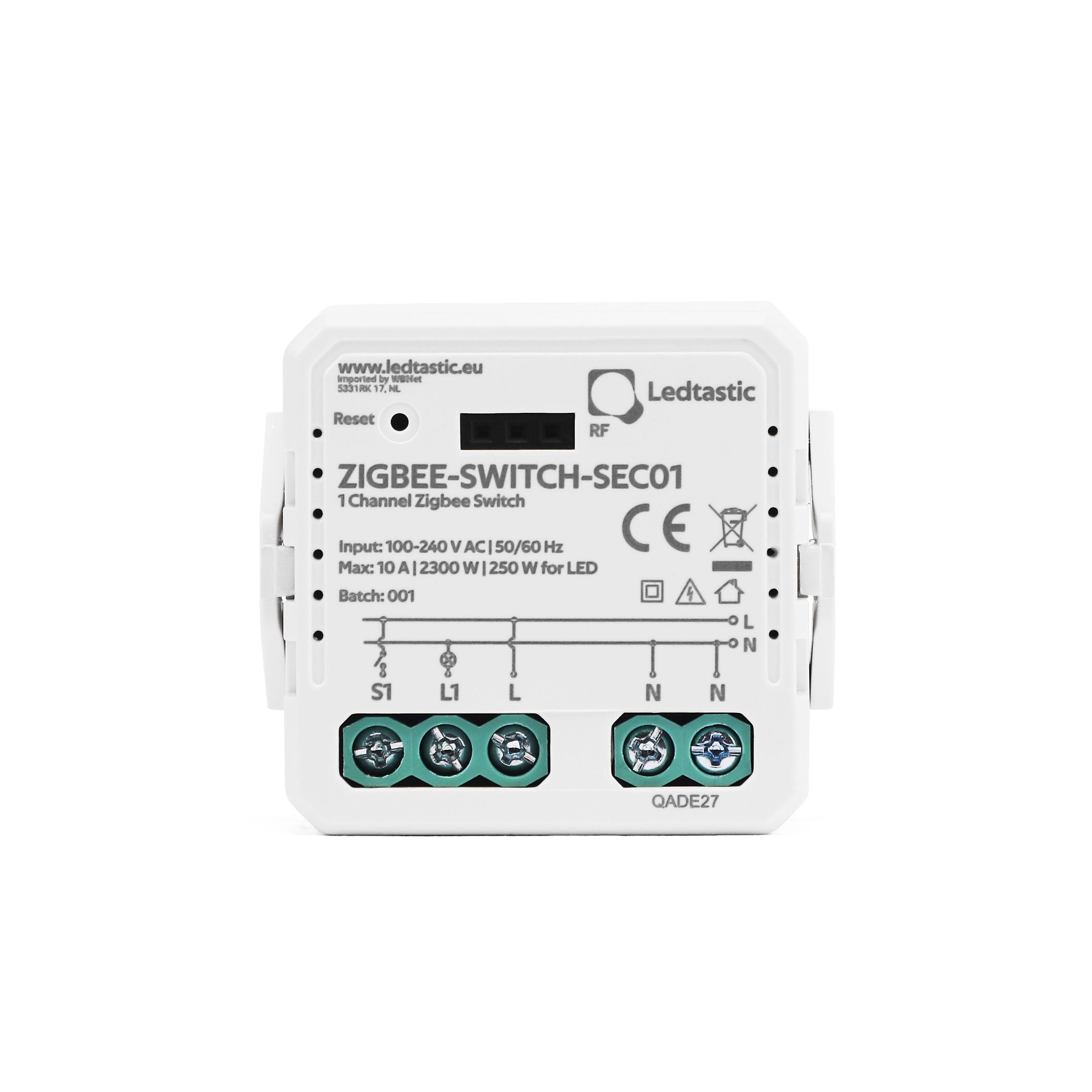 Ledtastic ZIGBEE-SWITCH-SEC01 Smart Switch - Zigbee 3.0