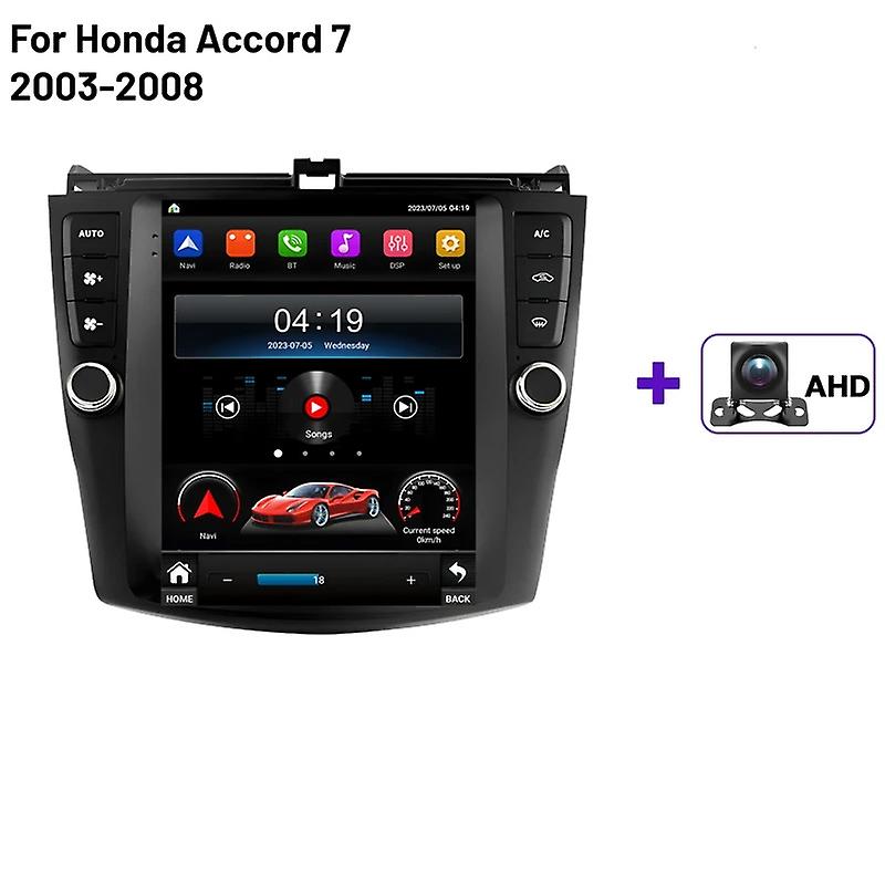 For Honda Accord 7 2003-2008 Car Radio Multimedia Android Auto Carplay Stereo gps 8Core 4G 9.7 inch